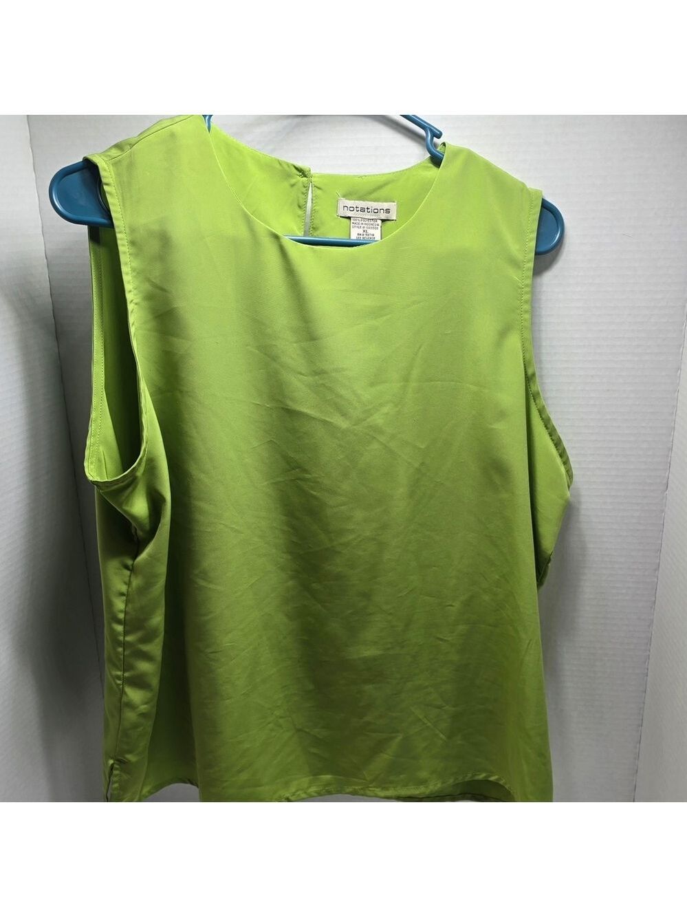Notations Vibrant Green Tank Top
